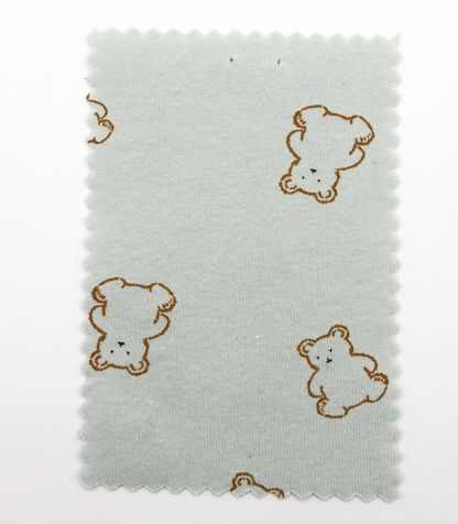 【25SS-199】くまちゃんプリントフライス　/0.5ｙあたり=～920円