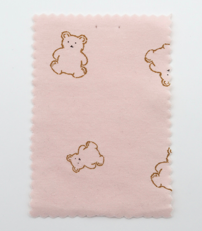 【25SS-199】くまちゃんプリントフライス　/0.5ｙあたり=～920円