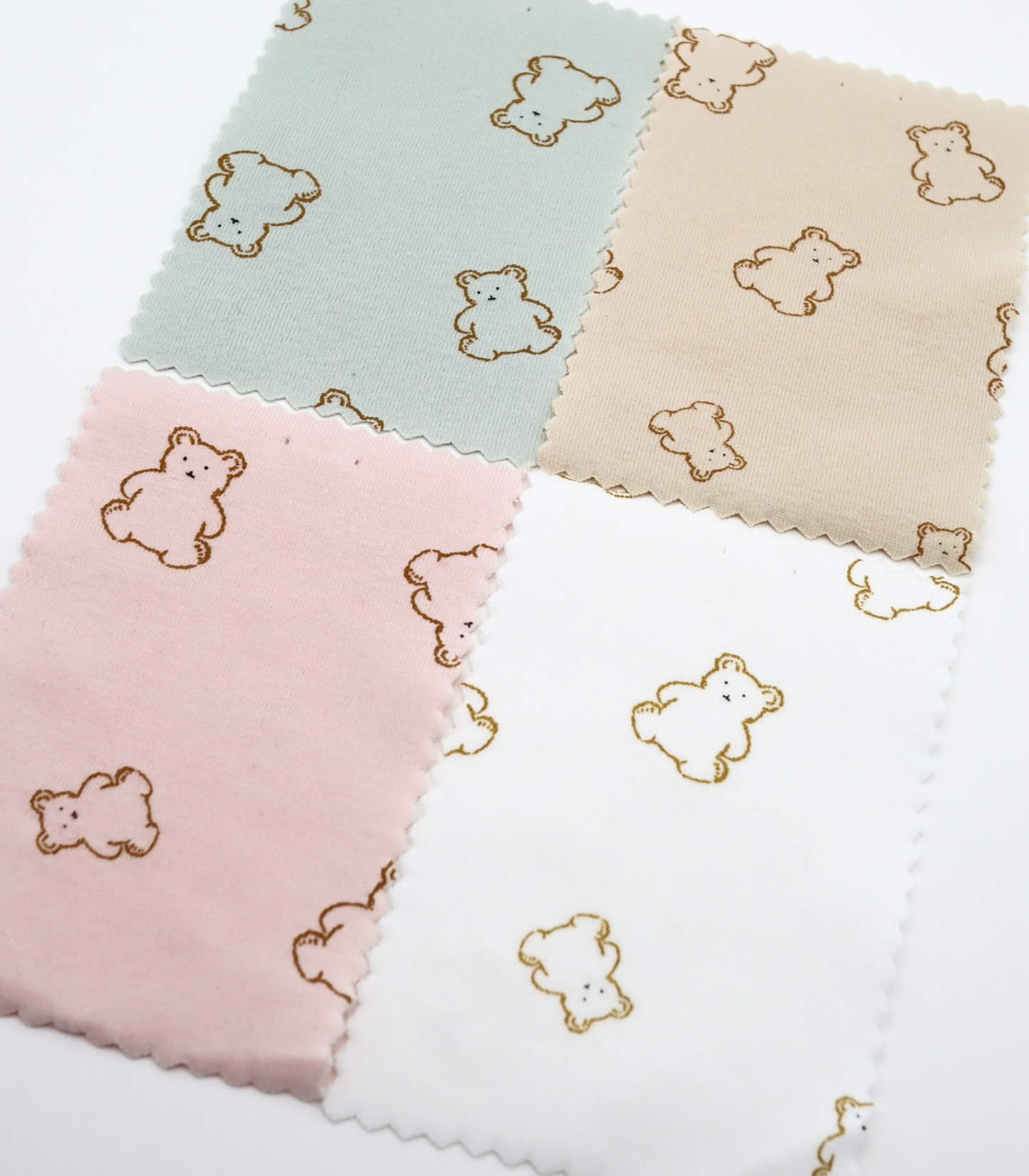 【25SS-199】くまちゃんプリントフライス　/0.5ｙあたり=～920円