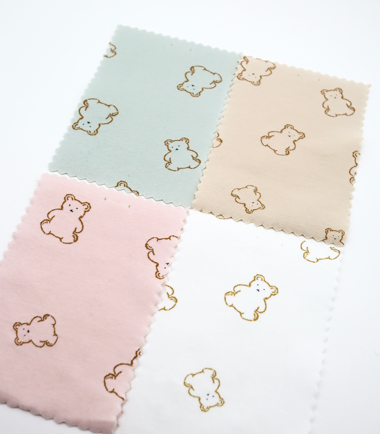 【25SS-199】くまちゃんプリントフライス　/0.5ｙあたり=～920円