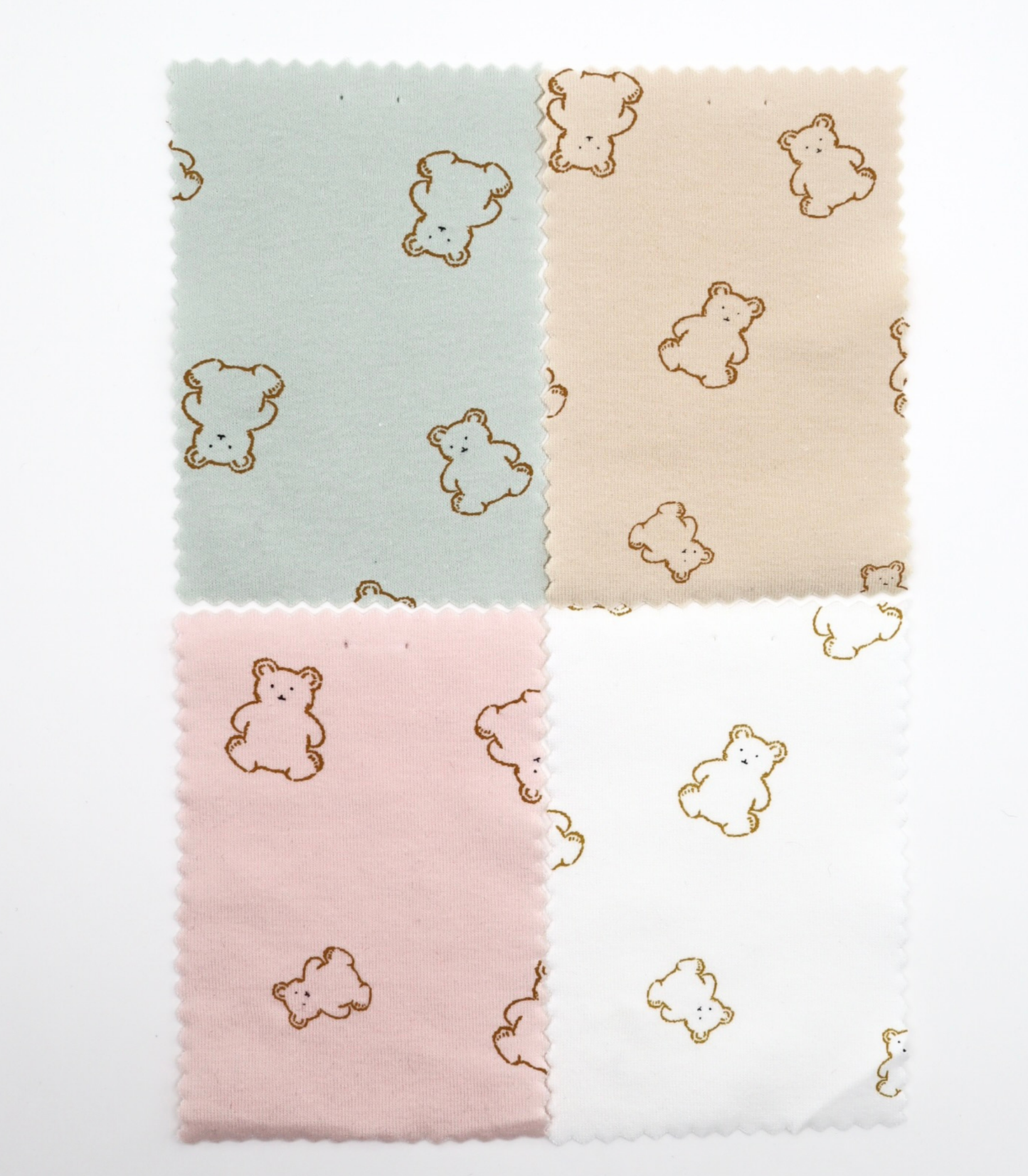 【25SS-199】くまちゃんプリントフライス　/0.5ｙあたり=～920円