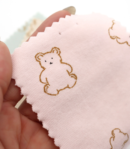 【25SS-199】くまちゃんプリントフライス　/0.5ｙあたり=～920円