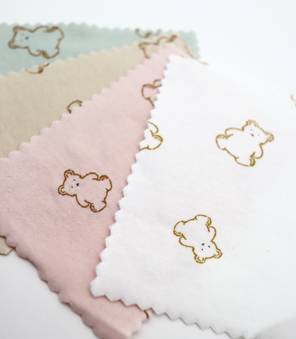 【25SS-199】くまちゃんプリントフライス　/0.5ｙあたり=～920円