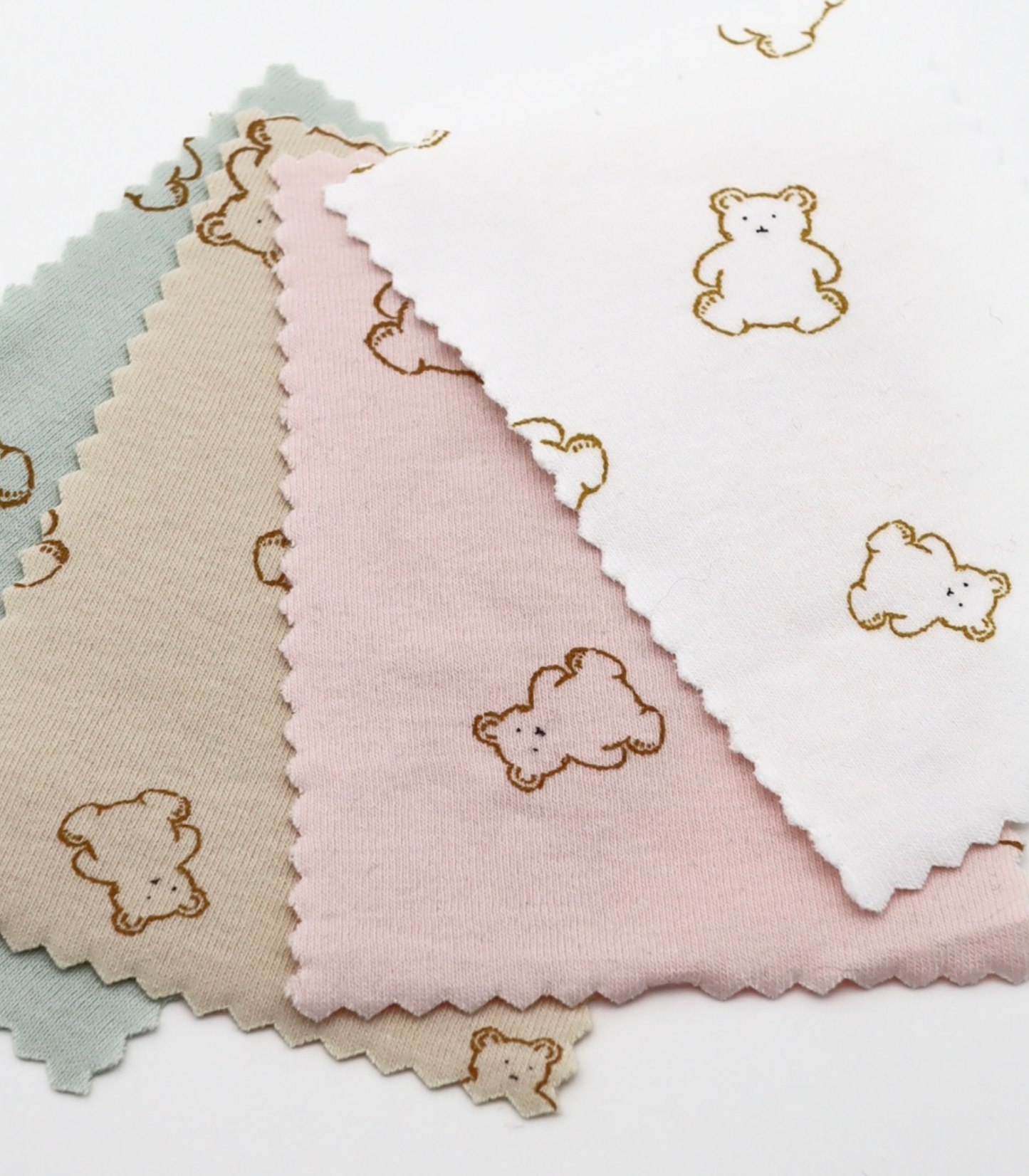 【25SS-199】くまちゃんプリントフライス　/0.5ｙあたり=～920円