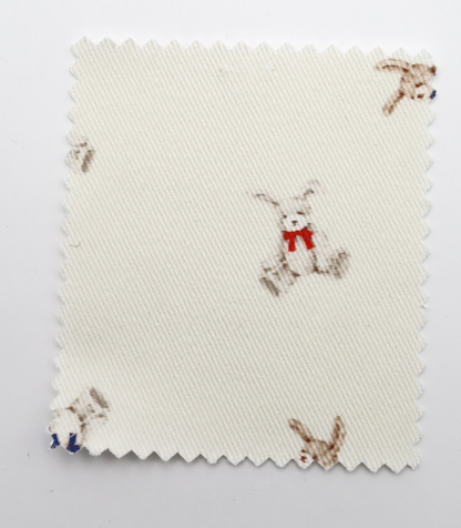 【25SS-220】ウサギプリントツイル　/0.5ｙあたり=～1095円