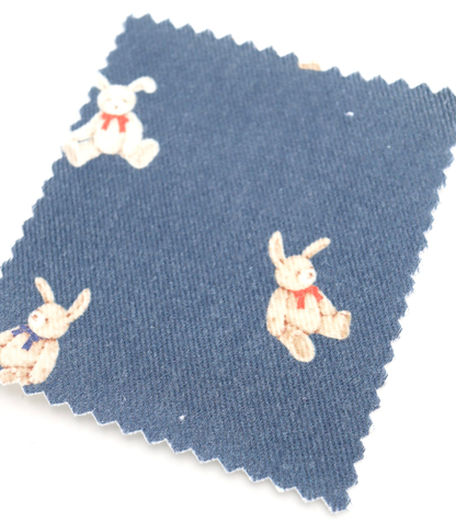 【25SS-220】ウサギプリントツイル　/0.5ｙあたり=～1095円
