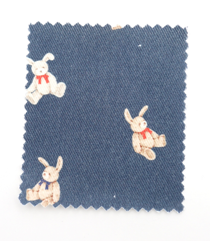 【25SS-220】ウサギプリントツイル　/0.5ｙあたり=～1095円