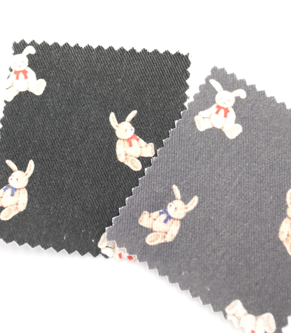 【25SS-220】ウサギプリントツイル　/0.5ｙあたり=～1095円