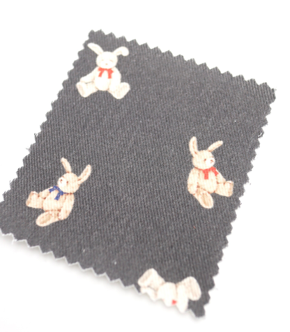 【25SS-220】ウサギプリントツイル　/0.5ｙあたり=～1095円