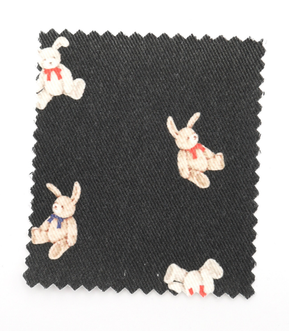 【25SS-220】ウサギプリントツイル　/0.5ｙあたり=～1095円