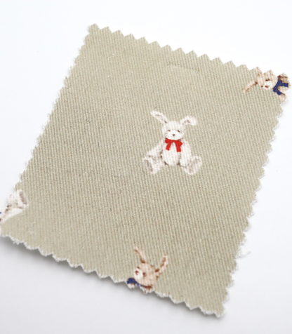 【25SS-220】ウサギプリントツイル　/0.5ｙあたり=～1095円