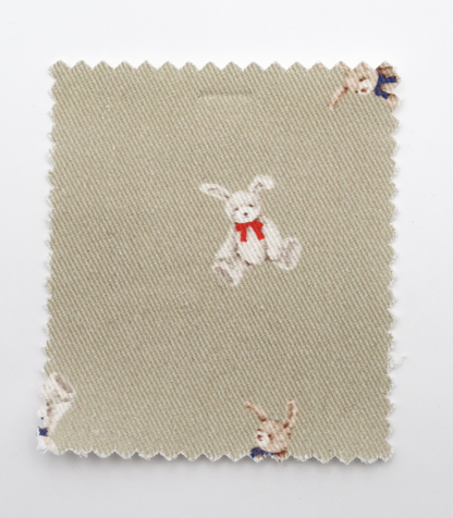 【25SS-220】ウサギプリントツイル　/0.5ｙあたり=～1095円