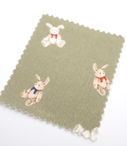 【25SS-220】ウサギプリントツイル　/0.5ｙあたり=～1095円