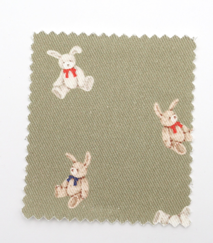 【25SS-220】ウサギプリントツイル　/0.5ｙあたり=～1095円