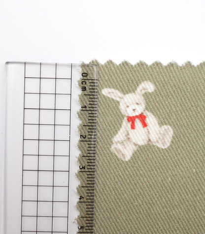 【25SS-220】ウサギプリントツイル　/0.5ｙあたり=～1095円