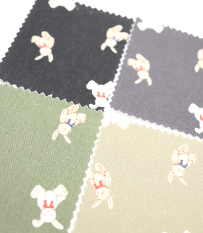 【25SS-220】ウサギプリントツイル　/0.5ｙあたり=～1095円