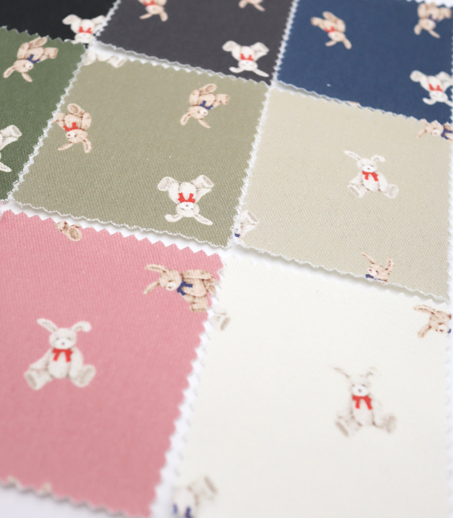 【25SS-220】ウサギプリントツイル　/0.5ｙあたり=～1095円