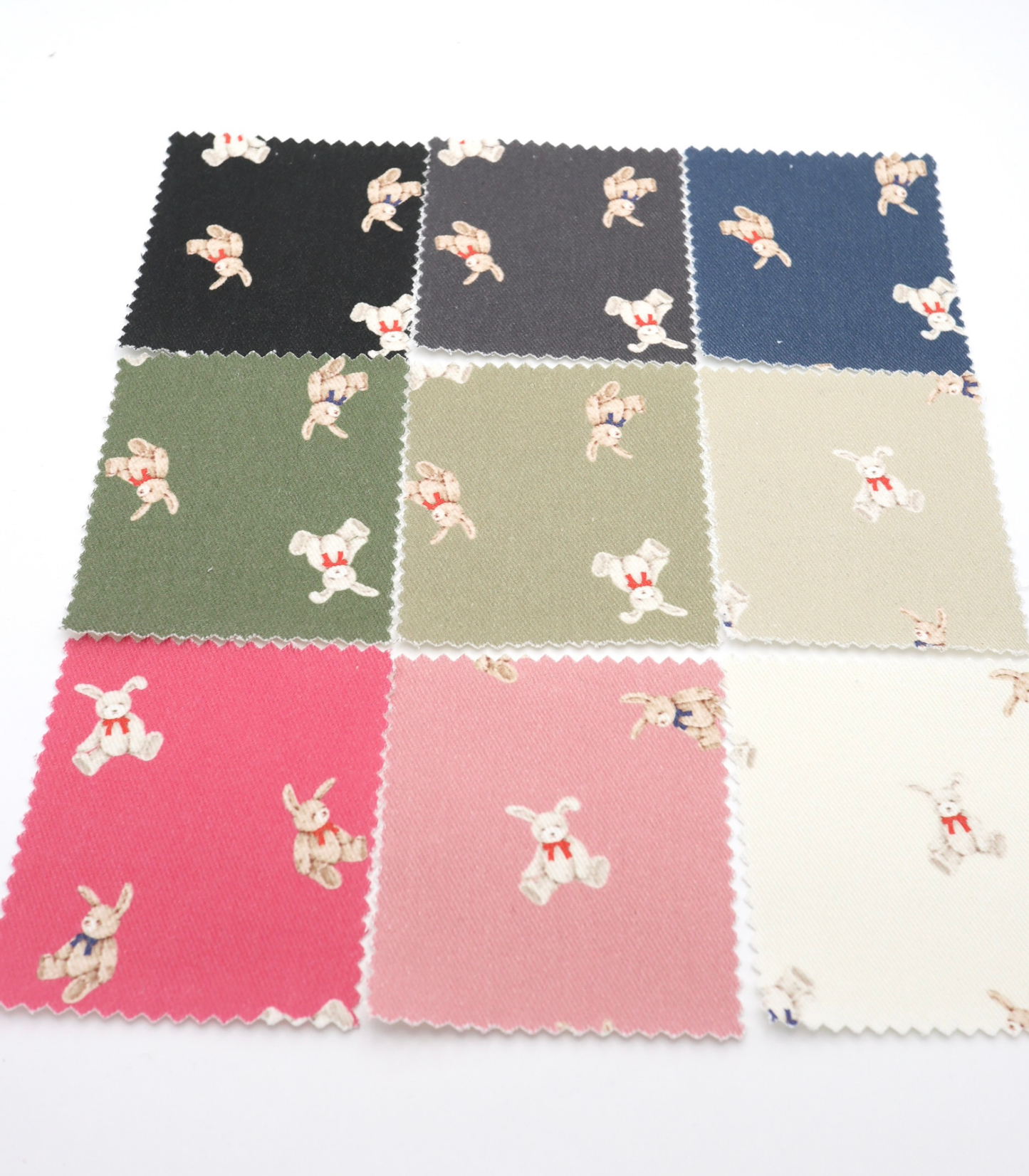 【25SS-220】ウサギプリントツイル　/0.5ｙあたり=～1095円