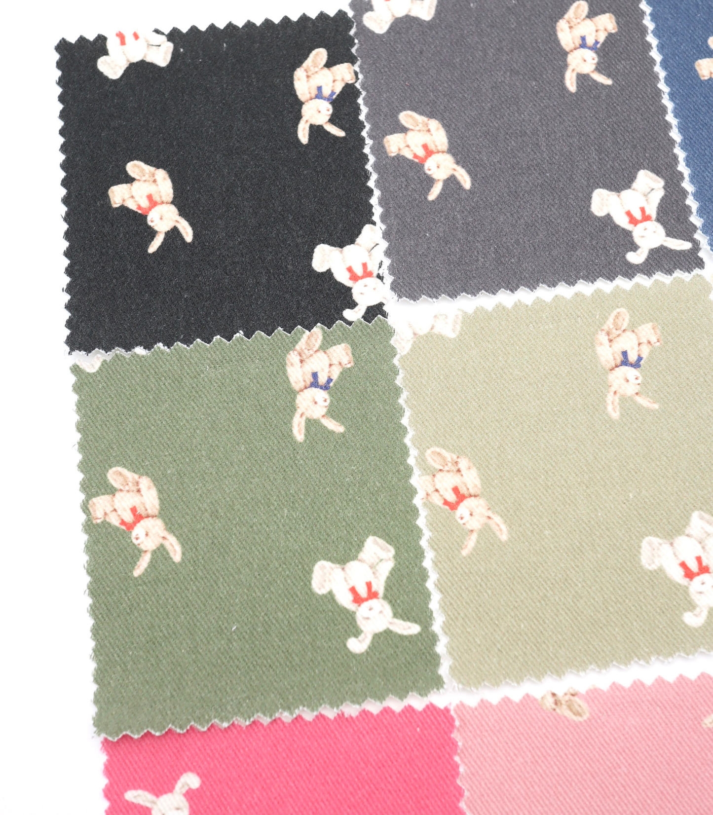 【25SS-220】ウサギプリントツイル　/0.5ｙあたり=～1095円