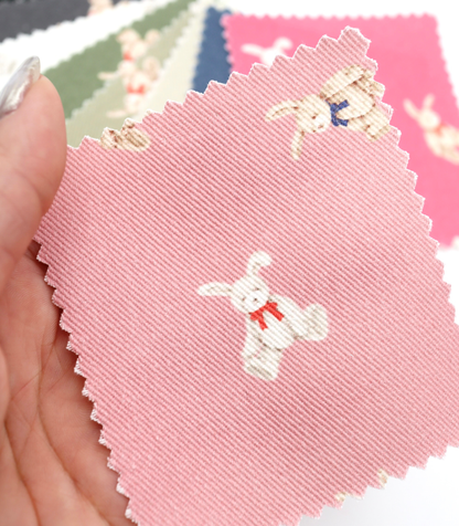 【25SS-220】ウサギプリントツイル　/0.5ｙあたり=～1095円