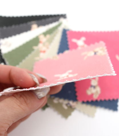 【25SS-220】ウサギプリントツイル　/0.5ｙあたり=～1095円