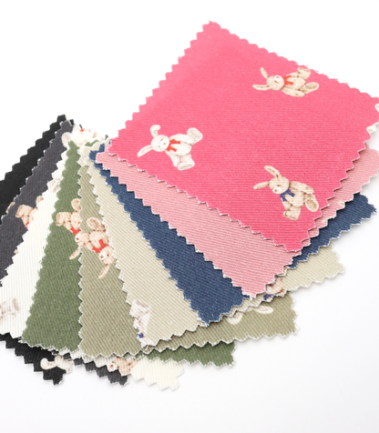 【25SS-220】ウサギプリントツイル　/0.5ｙあたり=～1095円