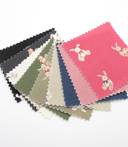 【25SS-220】ウサギプリントツイル　/0.5ｙあたり=～1095円