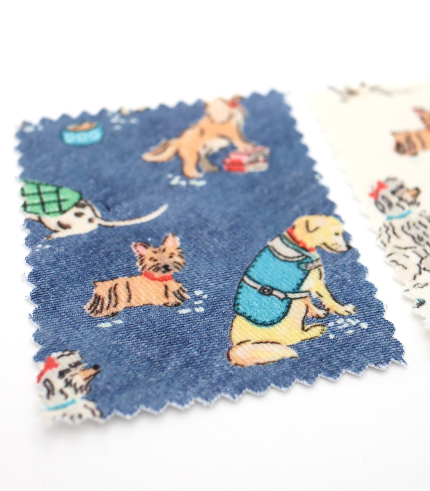 【25SS-218】ワンちゃん大集合プリントツイル　/0.5ｙあたり=～1095円