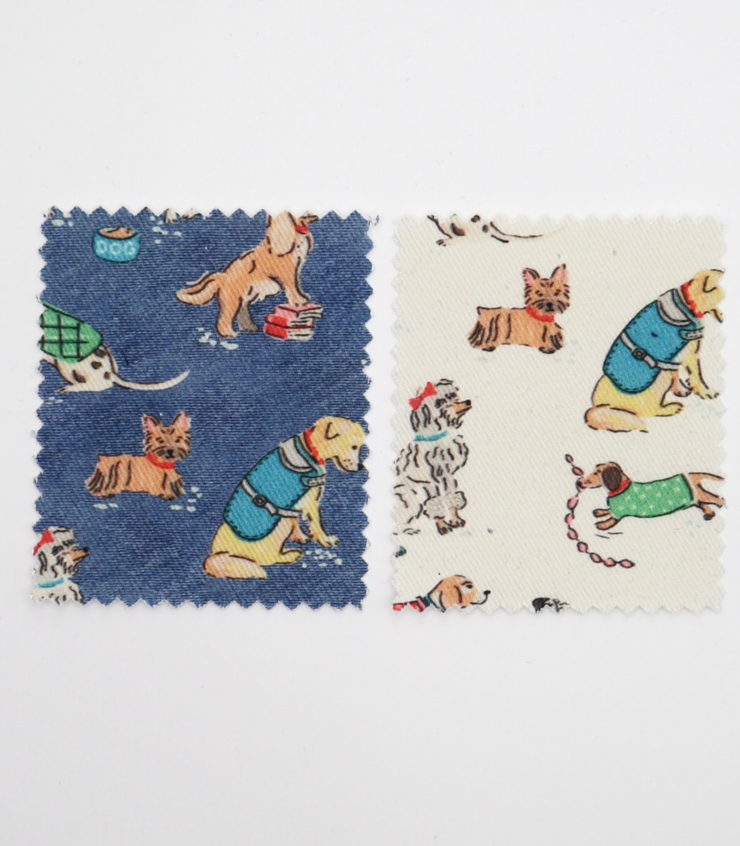 【25SS-218】ワンちゃん大集合プリントツイル　/0.5ｙあたり=～1095円