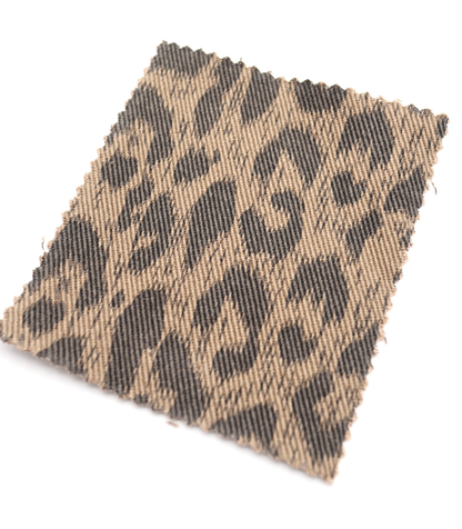 【25SS-221】ヒョウ柄プリントツイル　/0.5ｙあたり=～1170円