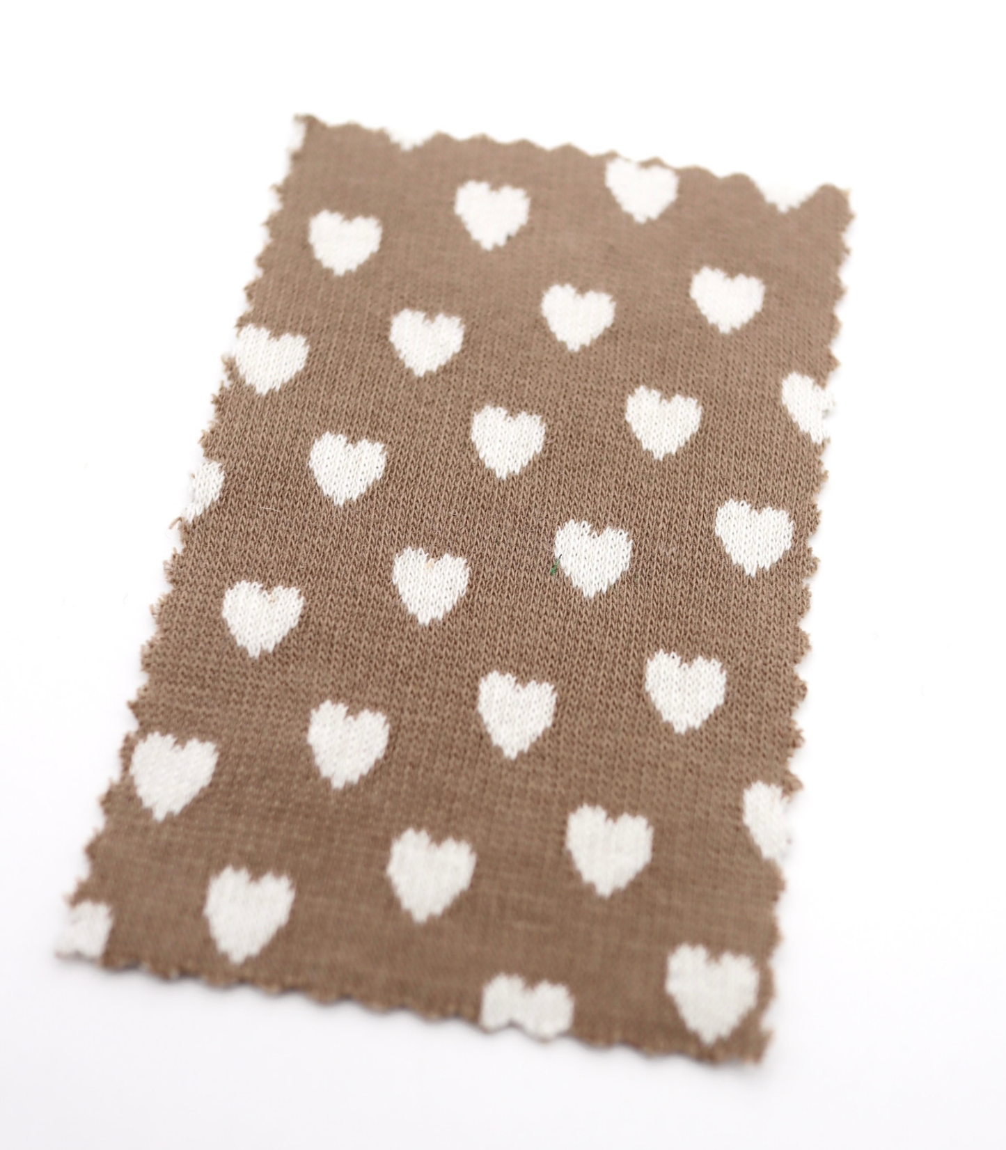 【25SS-021】ハートジャガードダブルフェイスニット　/0.5ｙあたり=～895円