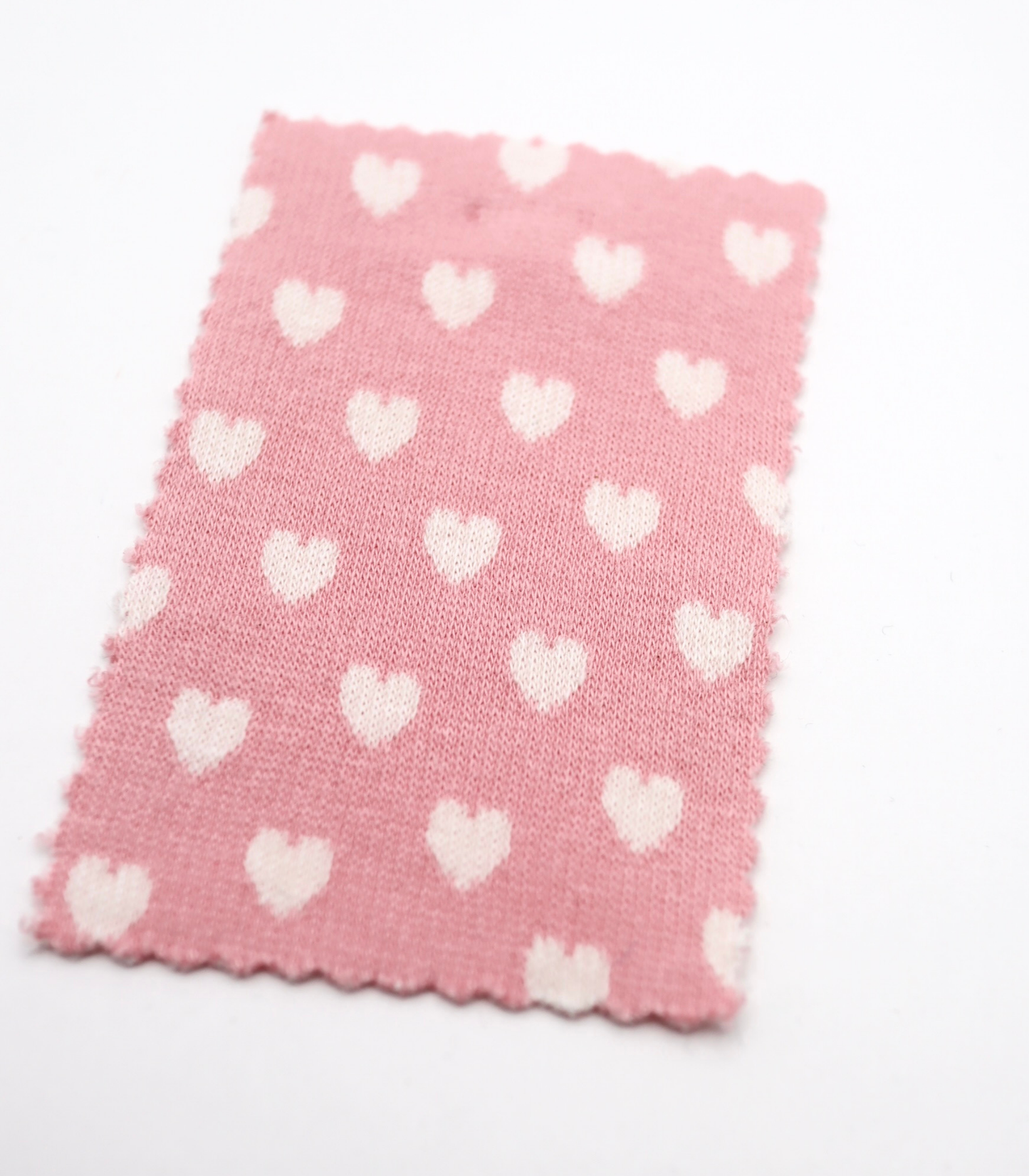 【25SS-021】ハートジャガードダブルフェイスニット　/0.5ｙあたり=～895円