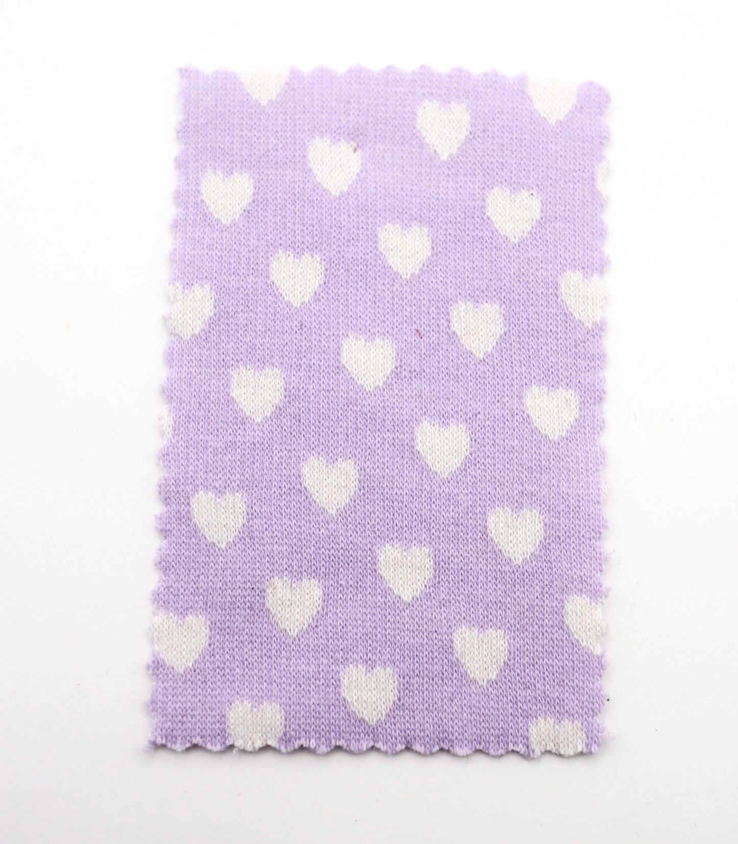 【25SS-021】ハートジャガードダブルフェイスニット　/0.5ｙあたり=～895円