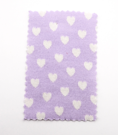 【25SS-021】ハートジャガードダブルフェイスニット　/0.5ｙあたり=～895円