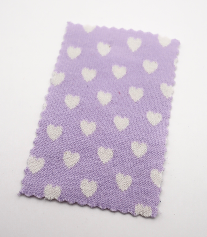 【25SS-021】ハートジャガードダブルフェイスニット　/0.5ｙあたり=～895円