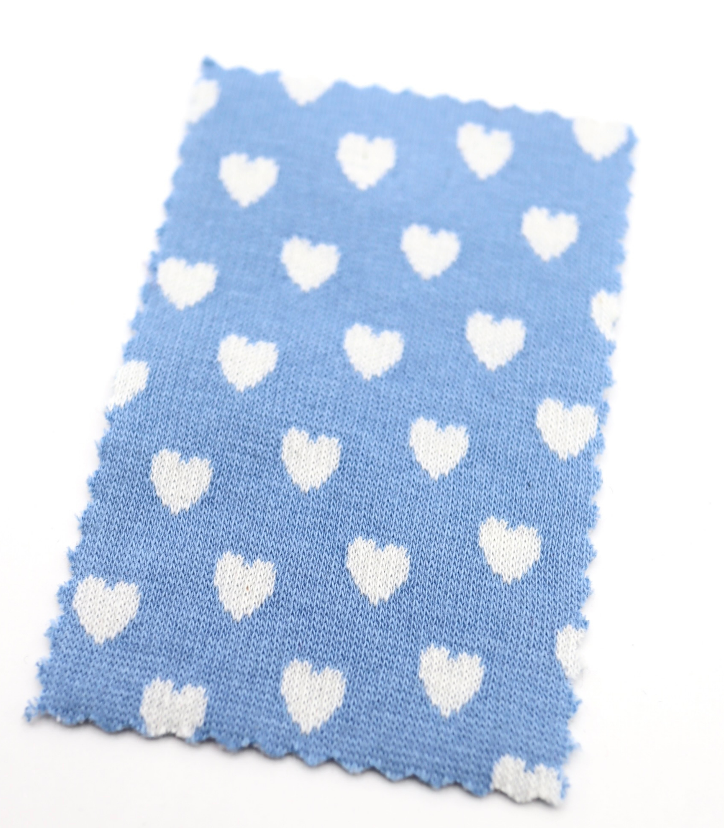 【25SS-021】ハートジャガードダブルフェイスニット　/0.5ｙあたり=～895円