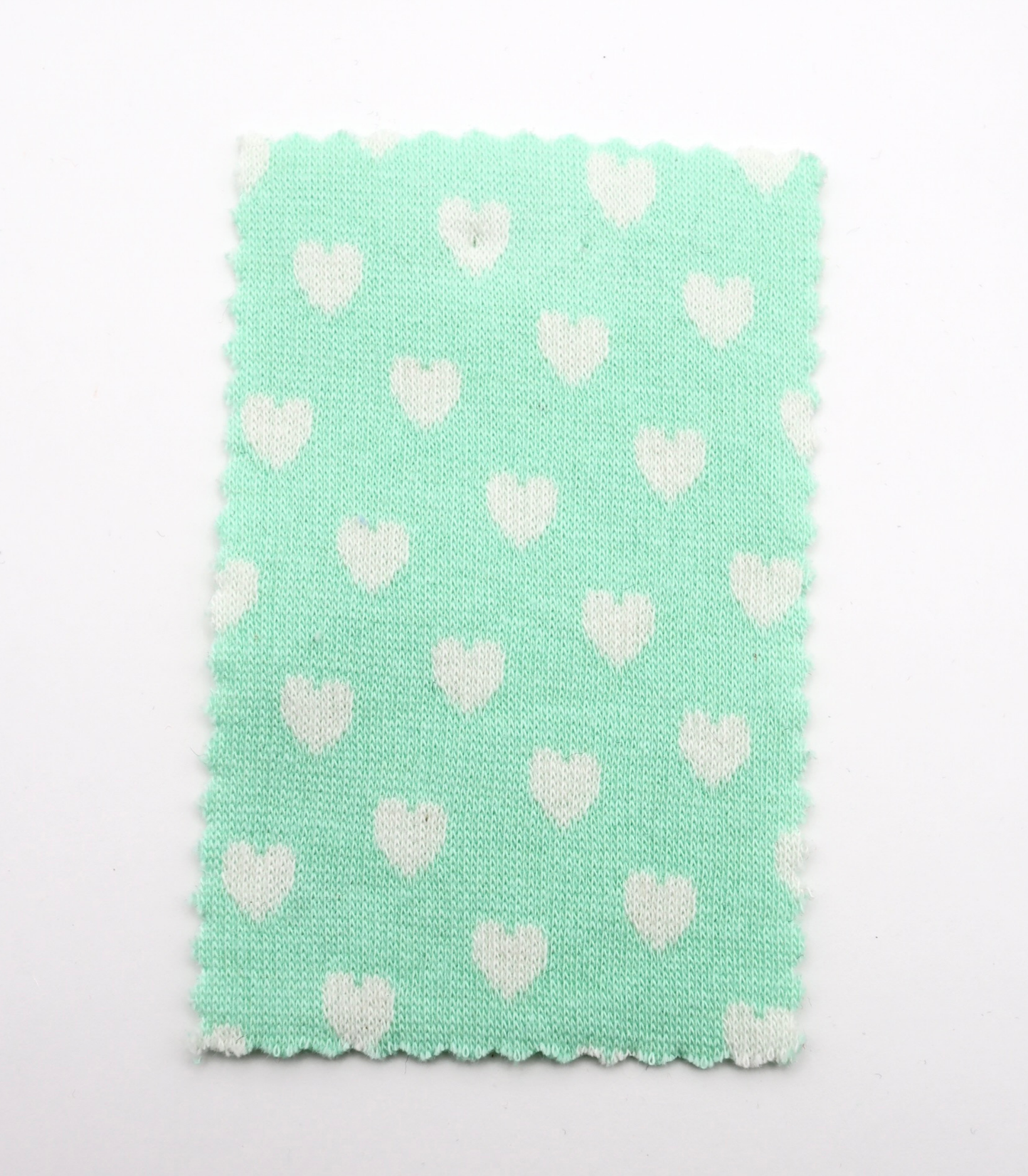 【25SS-021】ハートジャガードダブルフェイスニット　/0.5ｙあたり=～895円