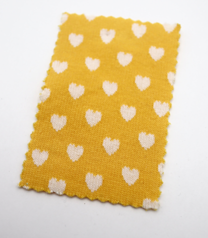 【25SS-021】ハートジャガードダブルフェイスニット　/0.5ｙあたり=～895円