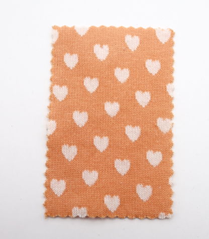 【25SS-021】ハートジャガードダブルフェイスニット　/0.5ｙあたり=～895円