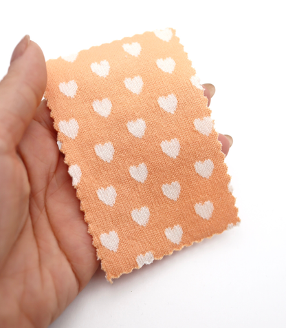 【25SS-021】ハートジャガードダブルフェイスニット　/0.5ｙあたり=～895円