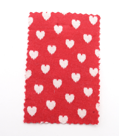 【25SS-021】ハートジャガードダブルフェイスニット　/0.5ｙあたり=～895円