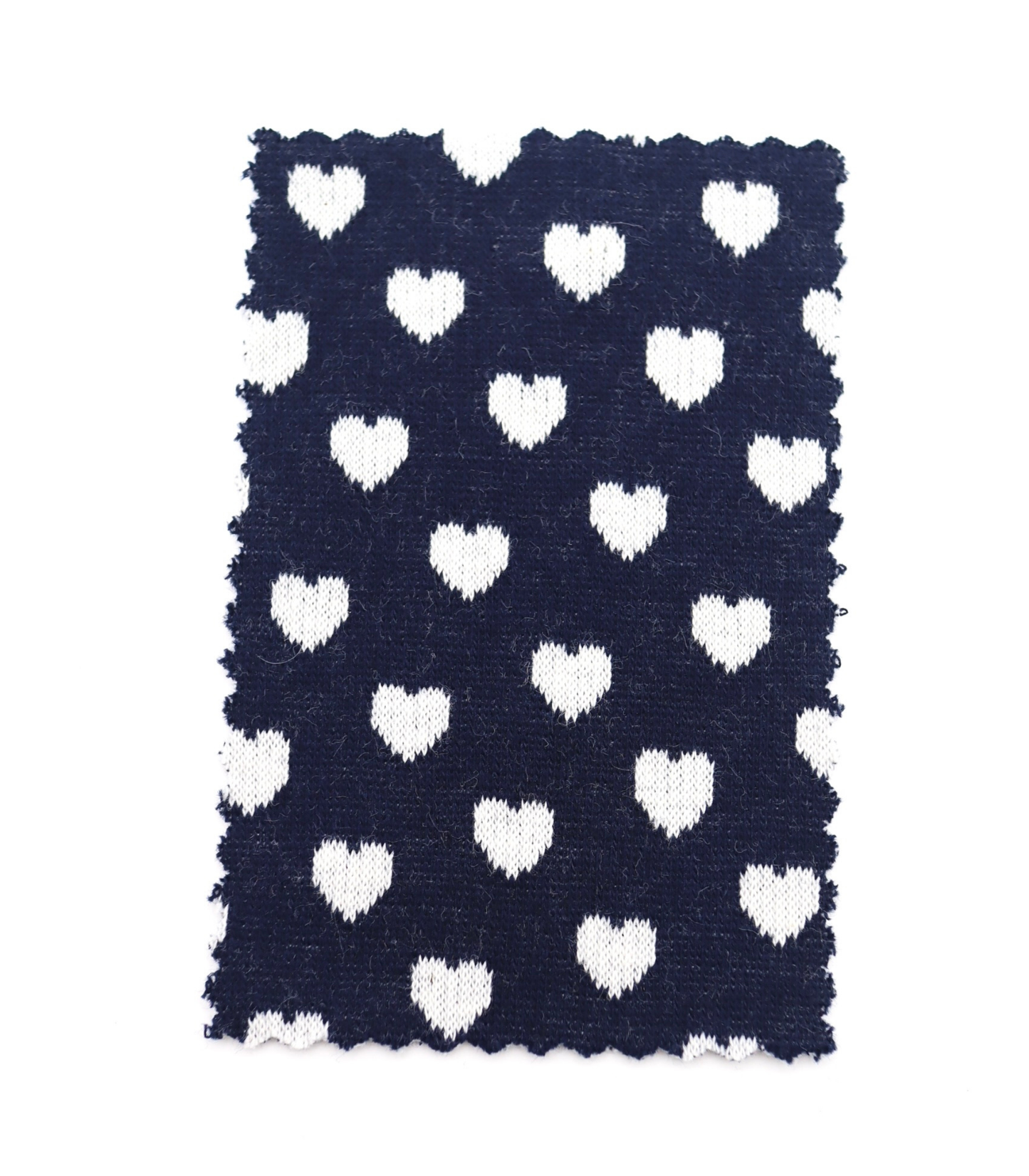 【25SS-021】ハートジャガードダブルフェイスニット　/0.5ｙあたり=～895円