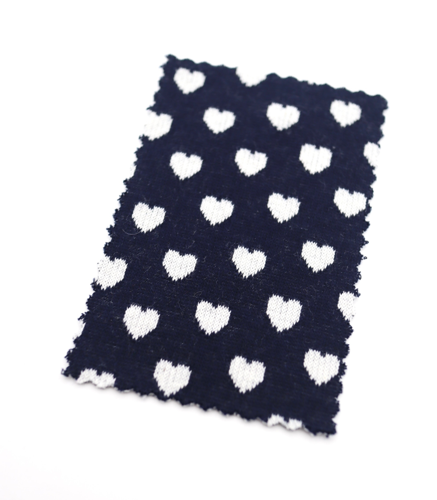 【25SS-021】ハートジャガードダブルフェイスニット　/0.5ｙあたり=～895円