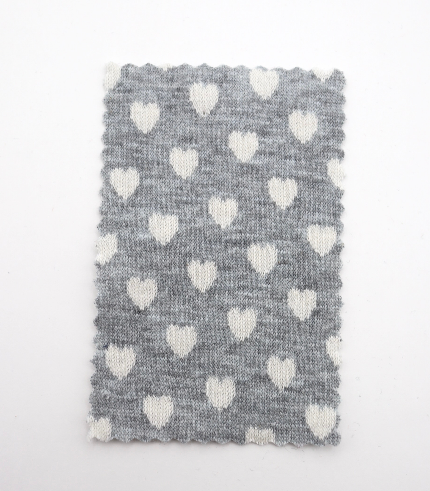 【25SS-021】ハートジャガードダブルフェイスニット　/0.5ｙあたり=～895円