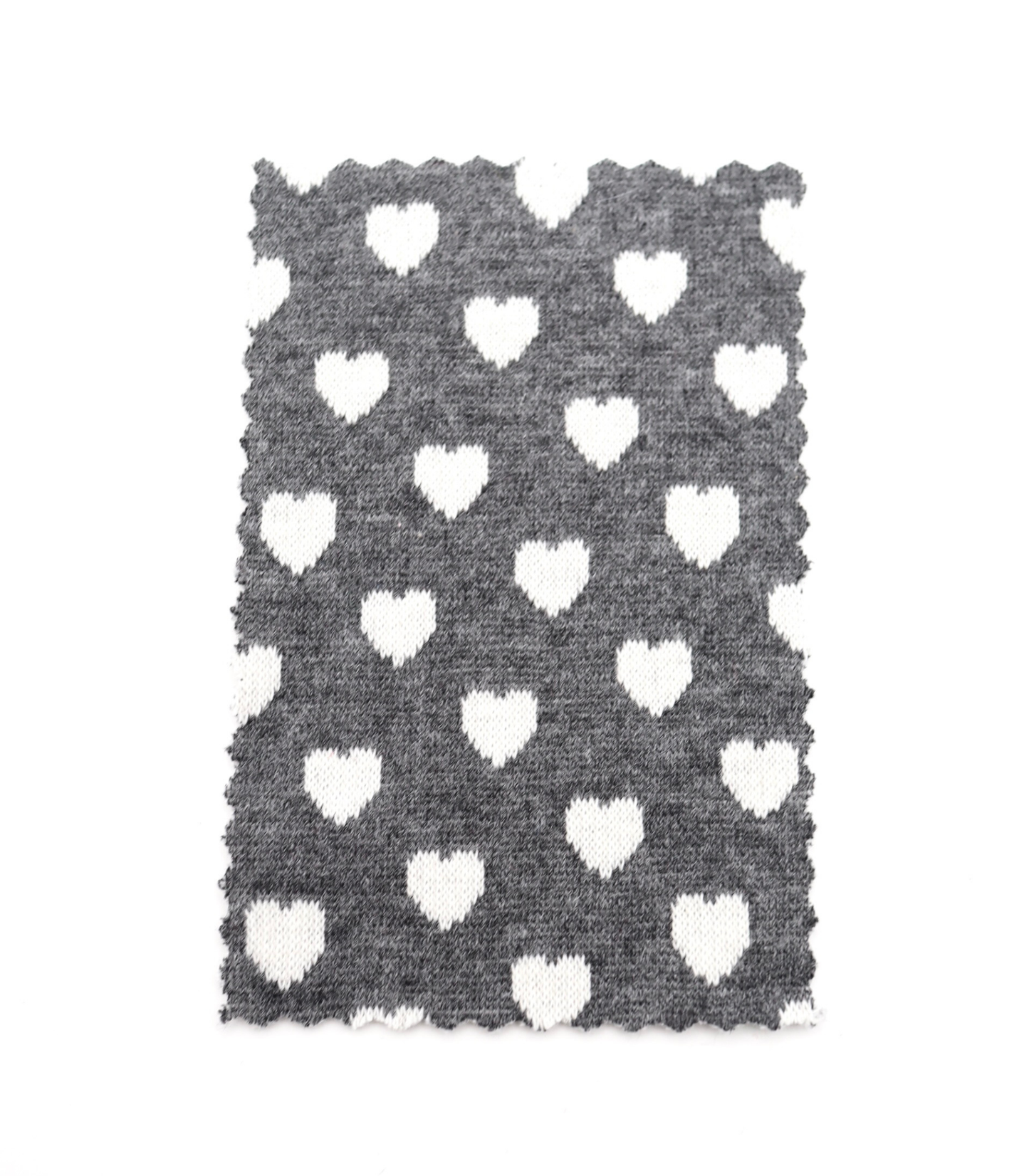 【25SS-021】ハートジャガードダブルフェイスニット　/0.5ｙあたり=～895円