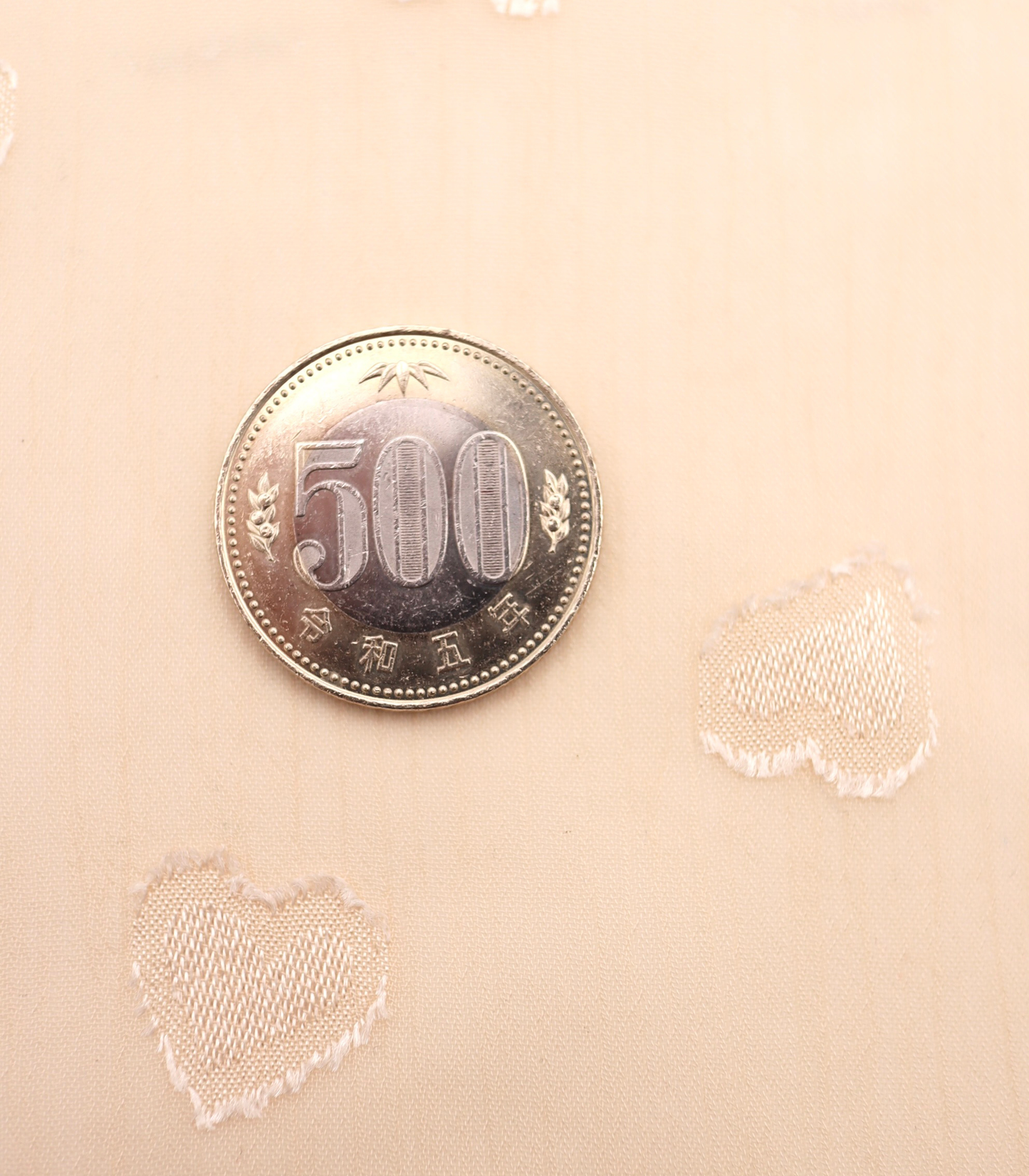 【25SS-044】ランダムハートジャガード楊柳シフォン　/0.5ｙあたり=～830円