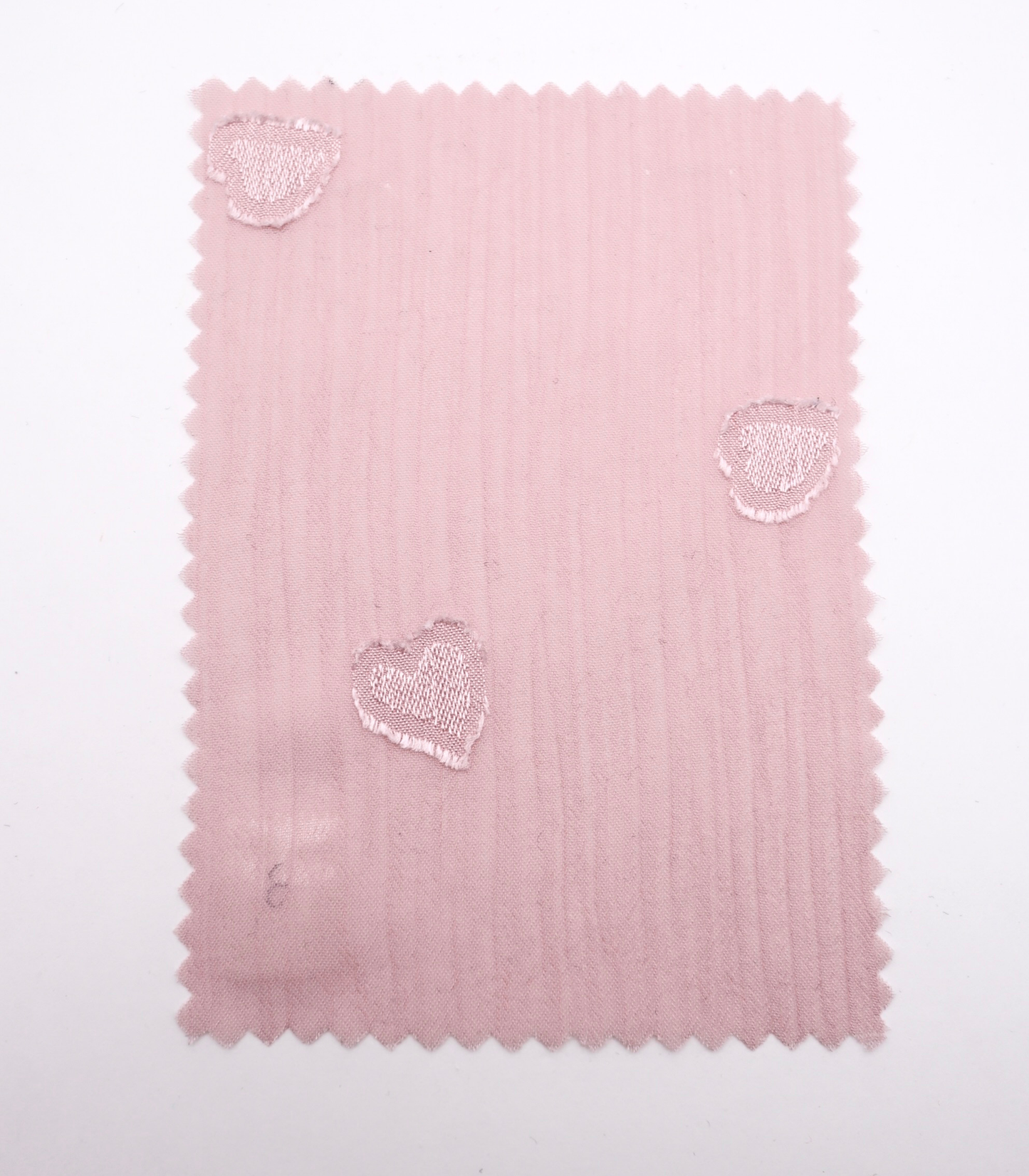 【25SS-044】ランダムハートジャガード楊柳シフォン　/0.5ｙあたり=～830円