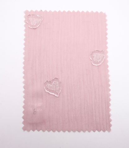 【25SS-044】ランダムハートジャガード楊柳シフォン　/0.5ｙあたり=～830円