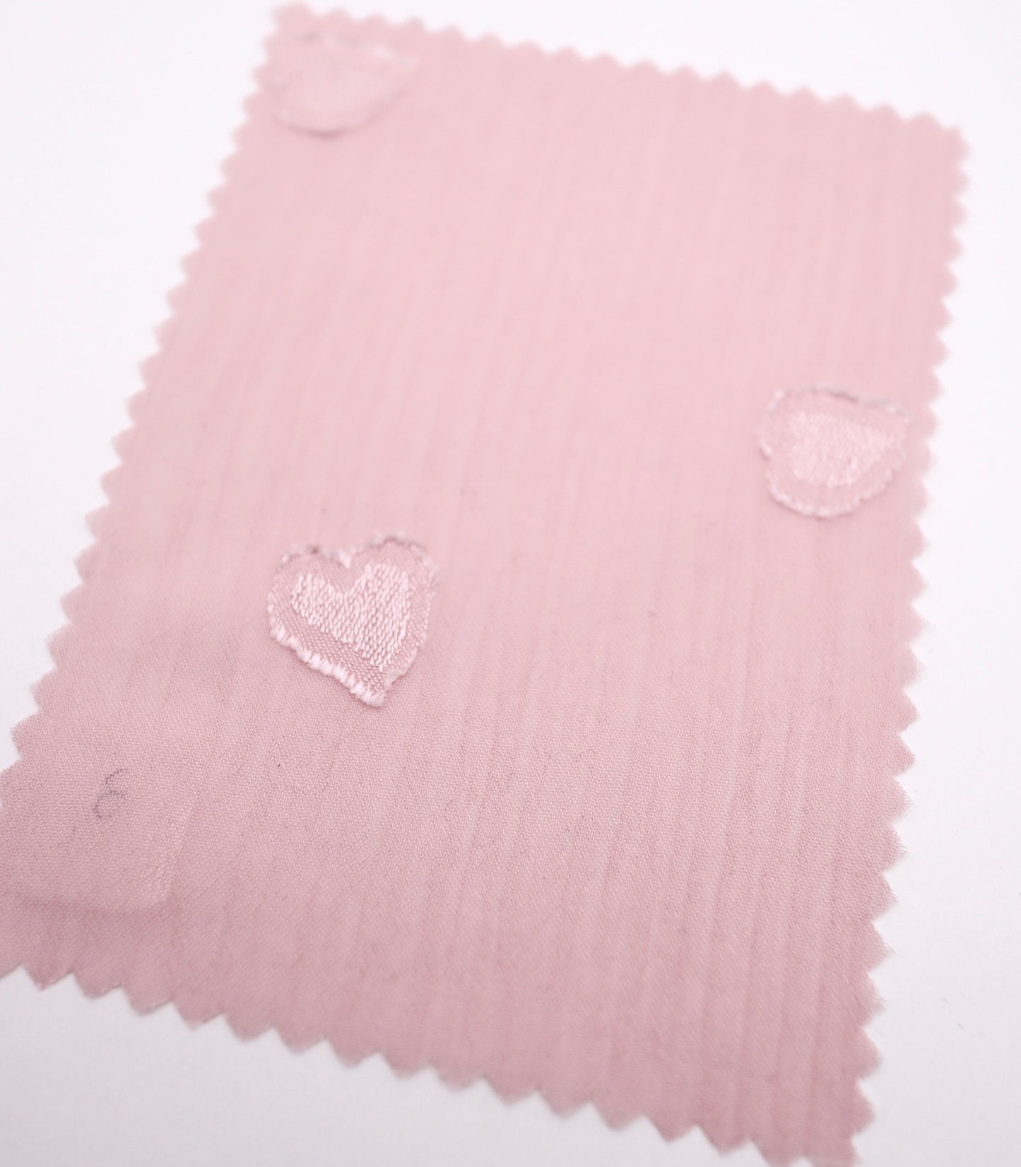 【25SS-044】ランダムハートジャガード楊柳シフォン　/0.5ｙあたり=～830円