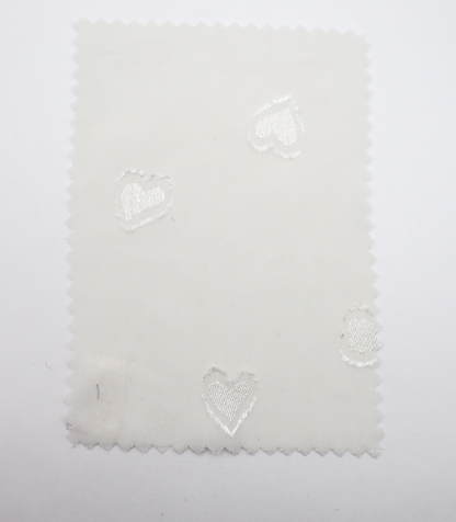 【25SS-044】ランダムハートジャガード楊柳シフォン　/0.5ｙあたり=～830円